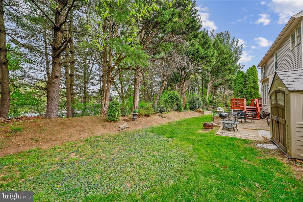 6132 Cornwall Terrace Frederick, MD 21701 - Photo 38 of 48 a view of backyard with slide and trees