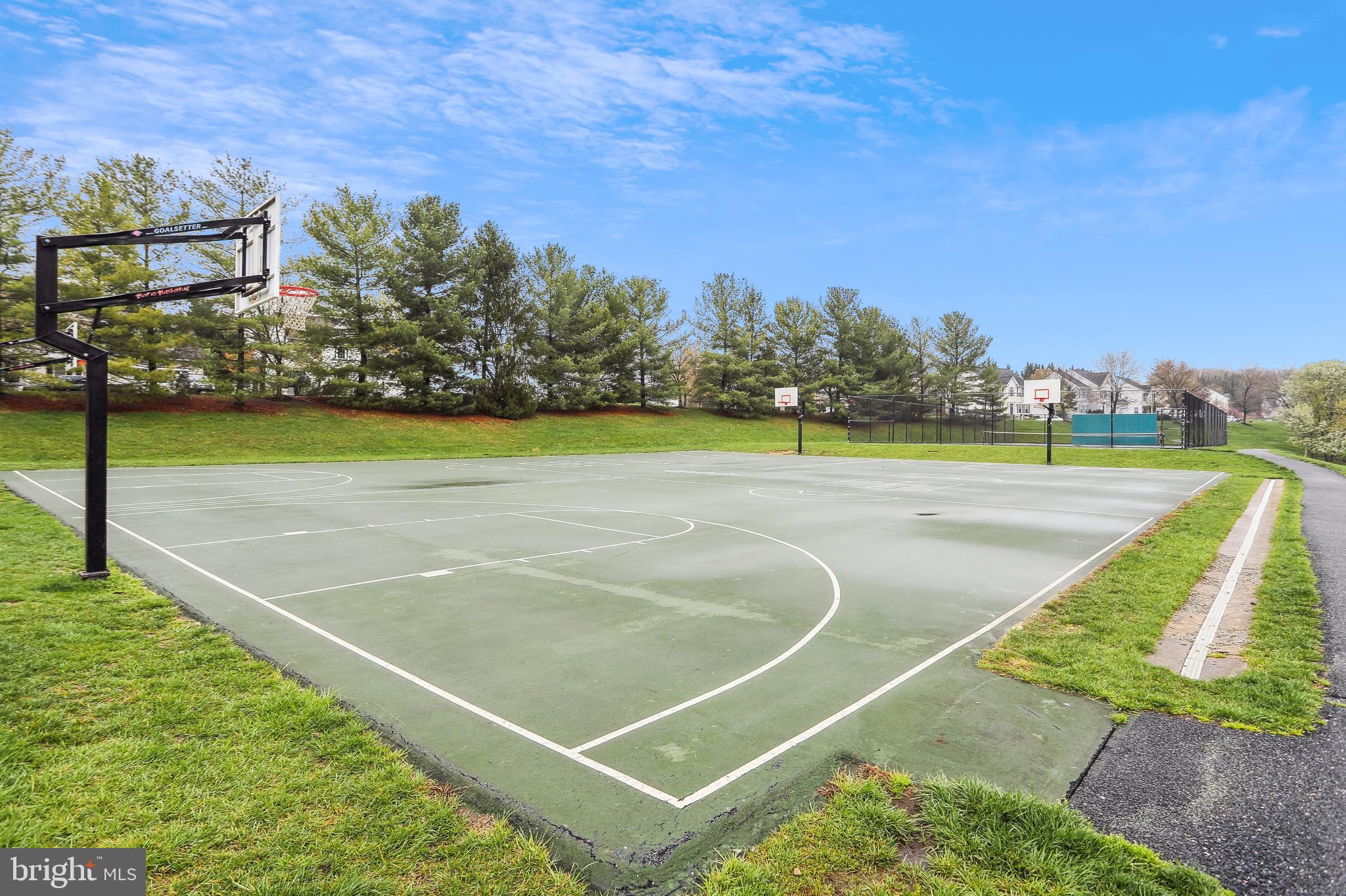 6132 Cornwall Terrace Frederick, MD 21701 - Photo 44 of 48 a view of an outdoor space and tennis court