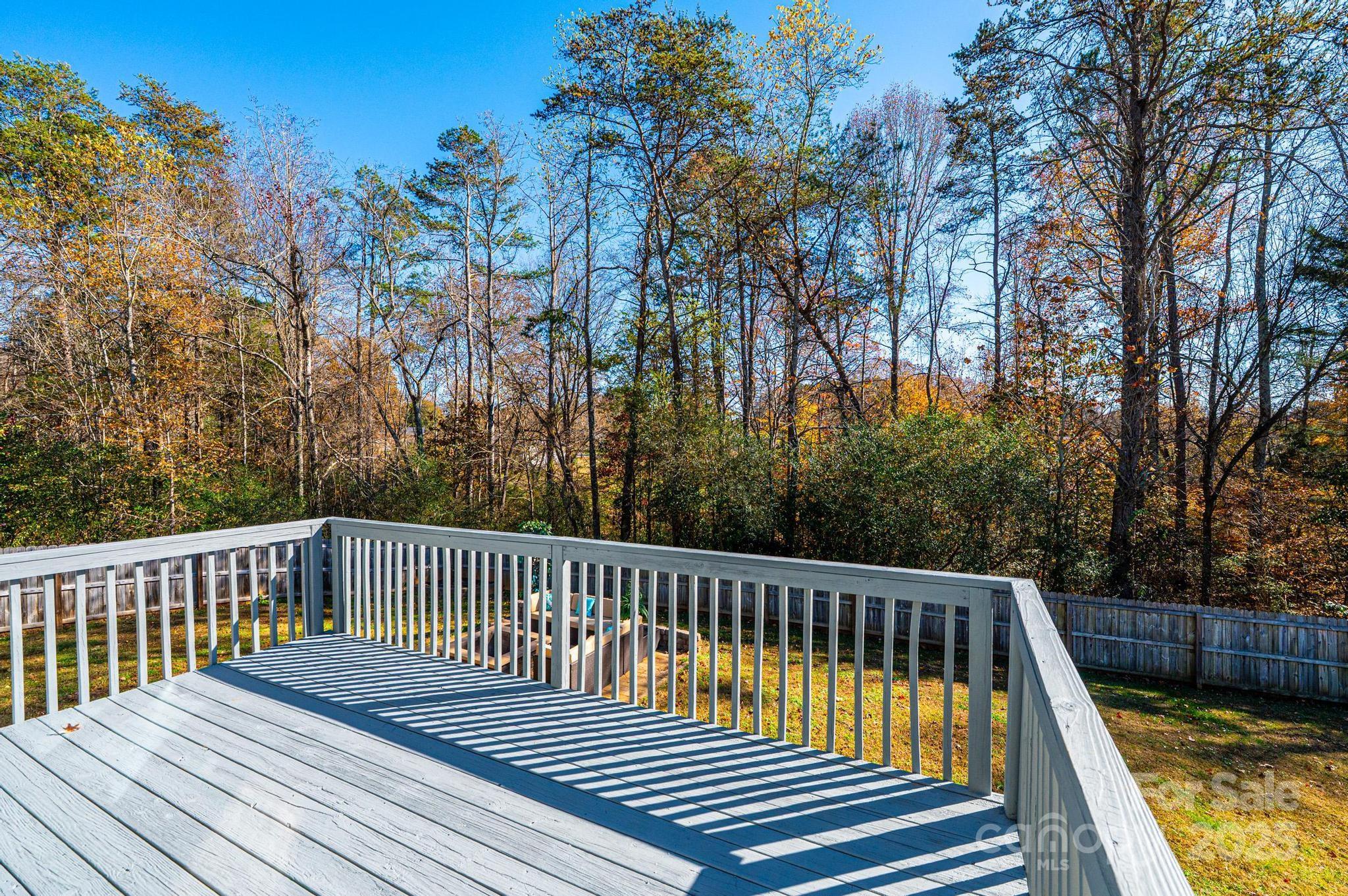 1781 Herbie Circle Newton, NC 28658 - Photo 29 of 38 a view of balcony with wooden floor and fence