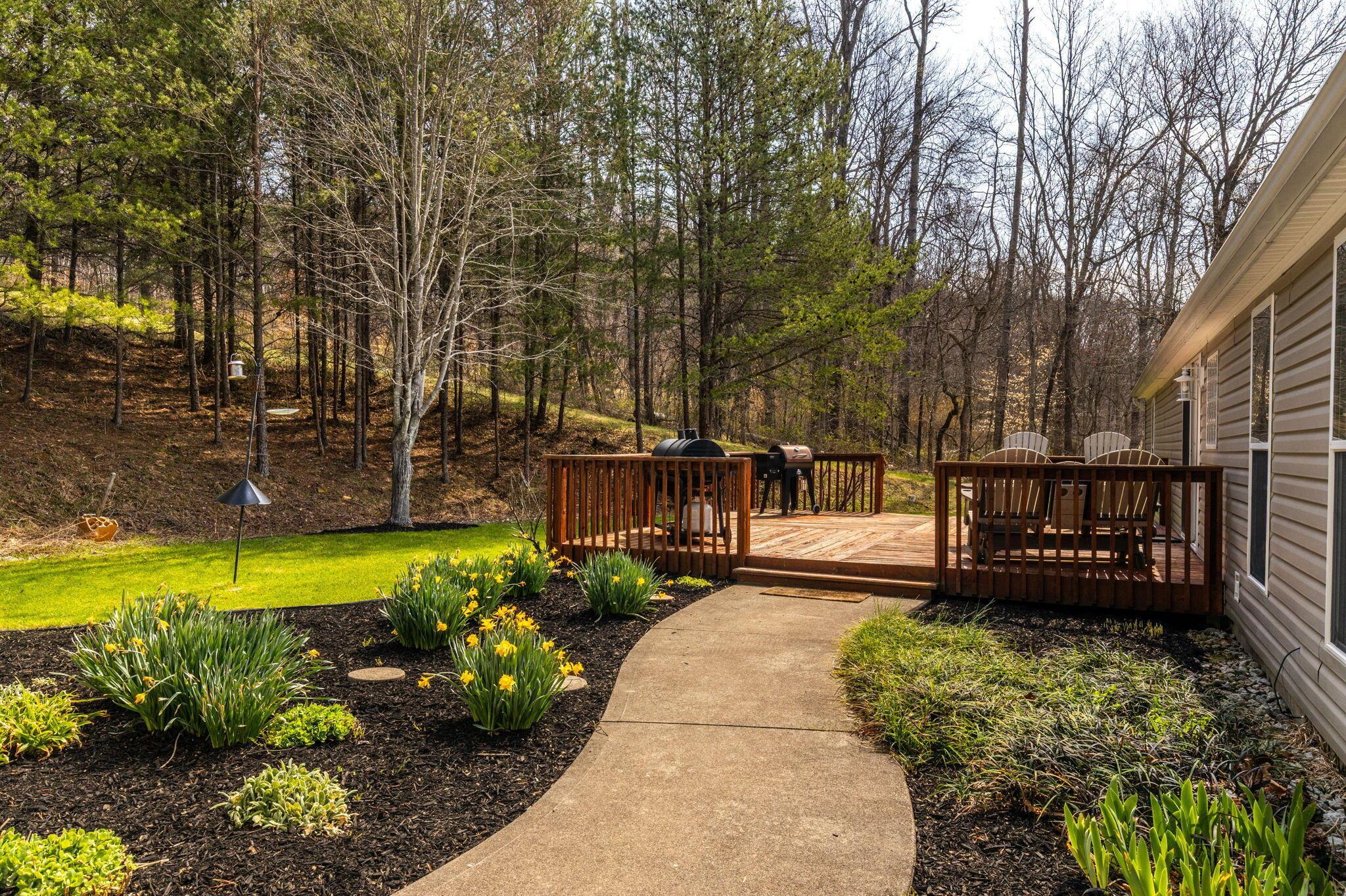 14948 Jack Run Road Rockbridge, OH 43149 - Photo 34 of 43 Rear Exterior / Deck