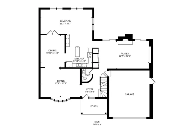 a picture of a floor plan