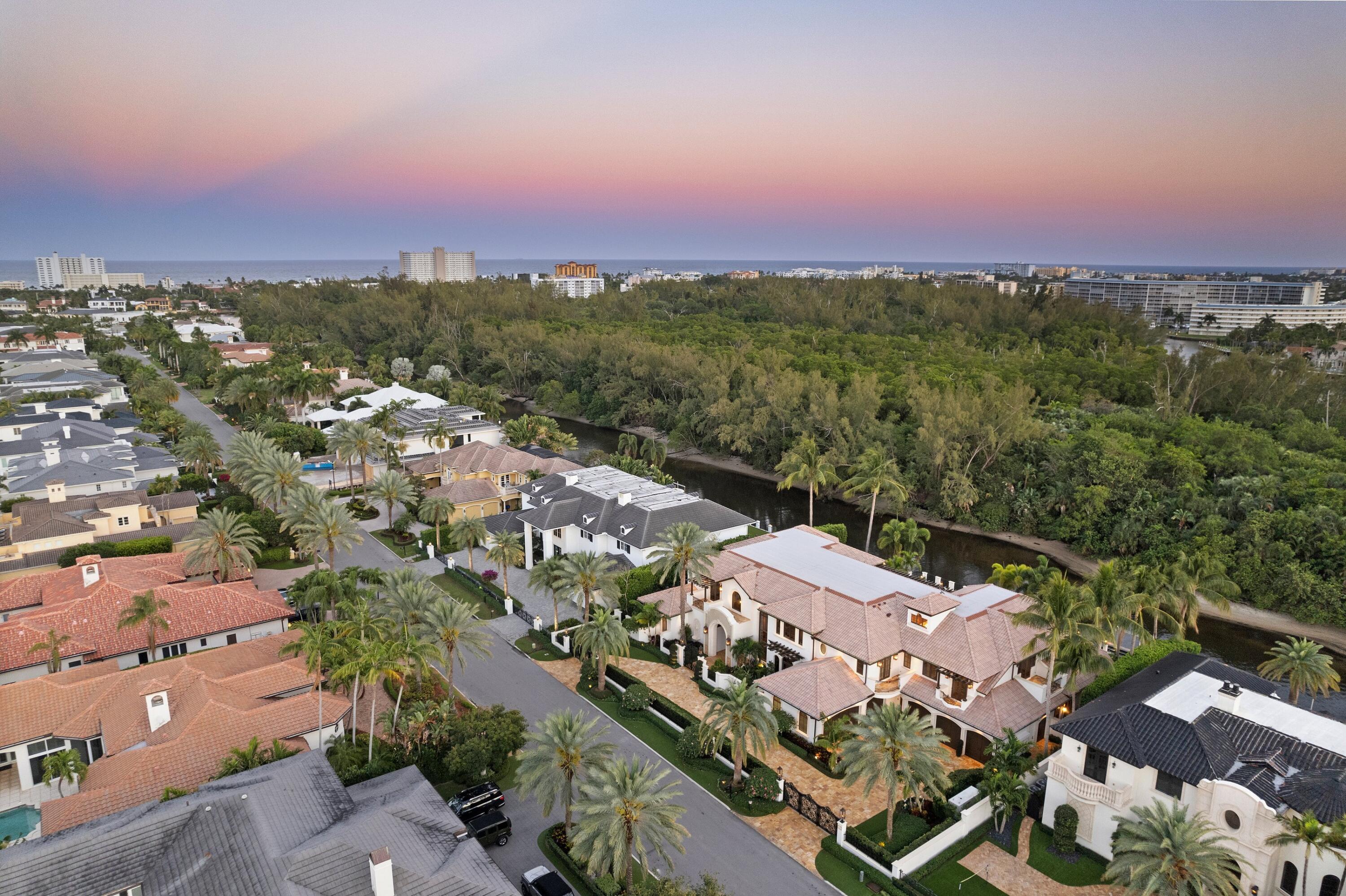 166 Alexander Palm Road Boca Raton, FL 33432 - Photo 119 of 122 an aerial view of a city and mountain view