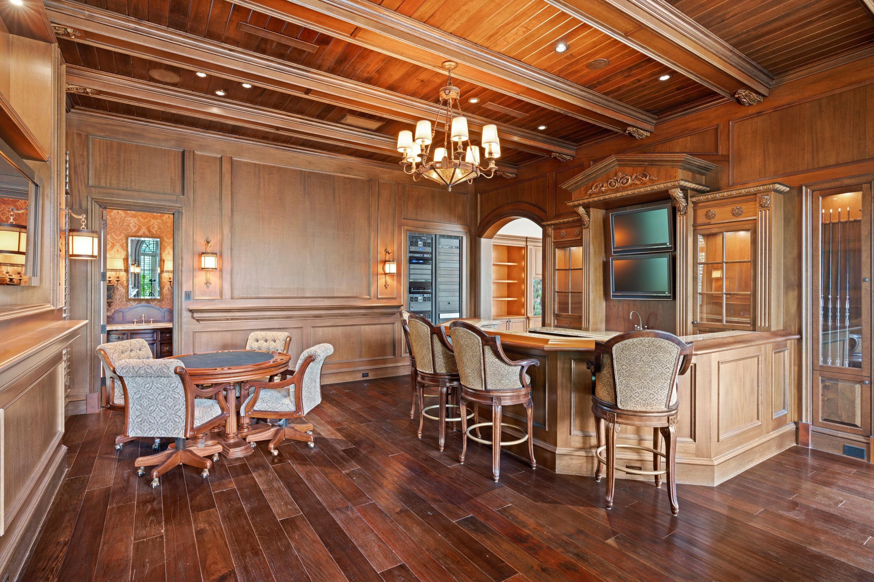 166 Alexander Palm Road Boca Raton, FL 33432 - Photo 72 of 122 a view of a dining room with furniture and wooden floor