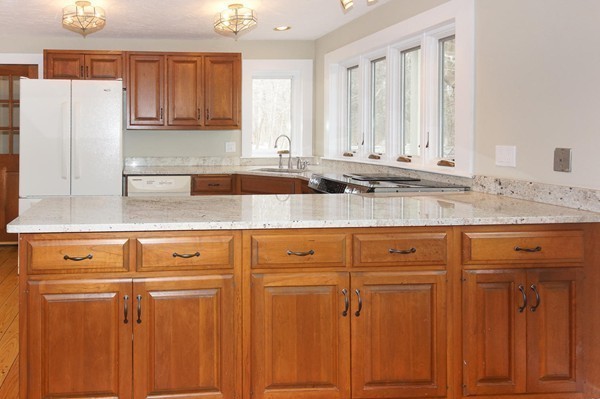 24 Prospect Hill Road Harvard, MA 01451 - Photo 6 of 28 a view of a kitchen with granite countertop cabinets