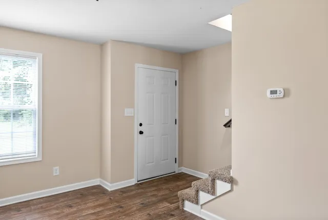 a view of an empty room