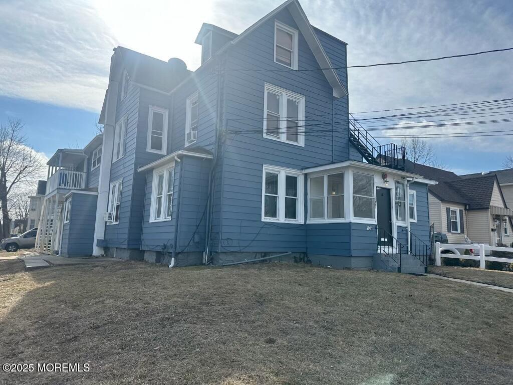 a backyard of a house
