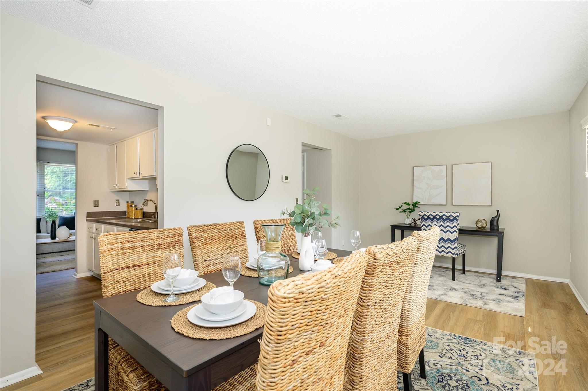 1211 Scaleybark Road, Unit B Charlotte, NC 28209 - Photo 15 of 30 a living room with furniture and kitchen view