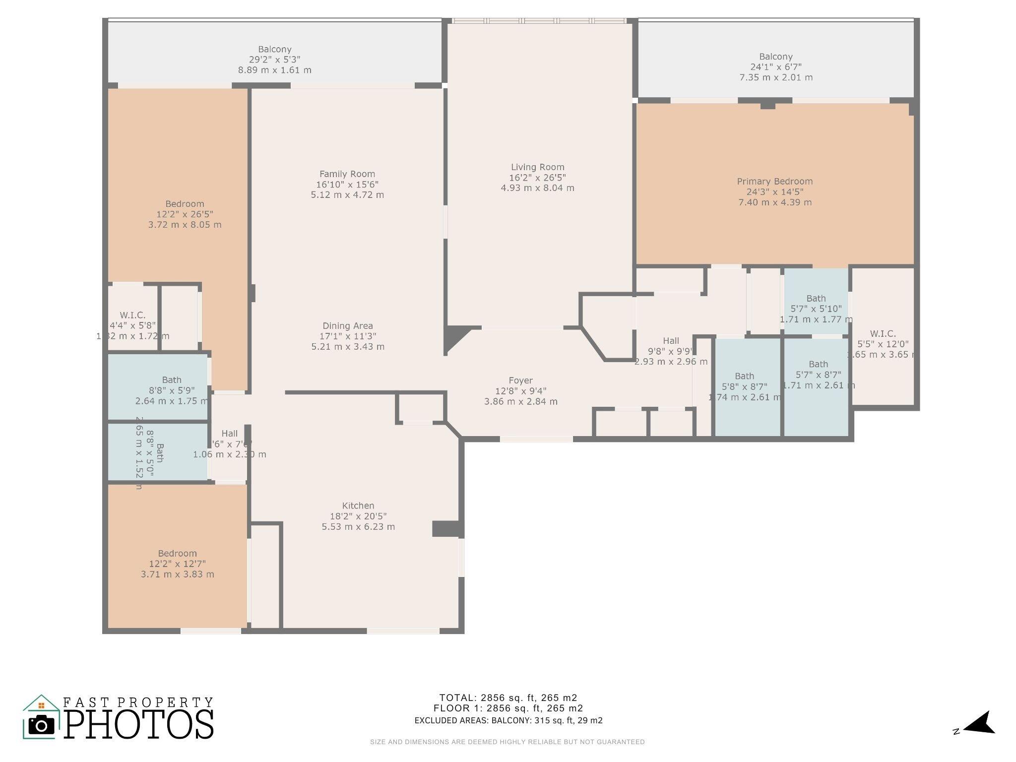 3000 South Ocean Boulevard, Unit 1504 Boca Raton, FL 33432 - Photo 64 of 64 01-Floor Plan
