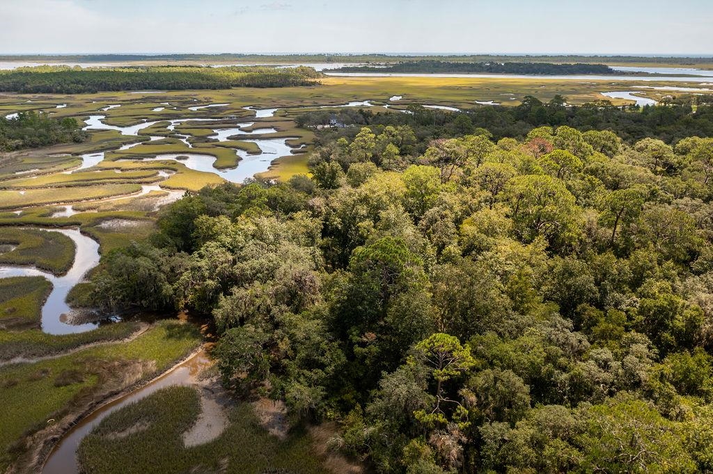 0 Pine Island Road St. Augustine, FL 32095 - Photo 7 of 39 Aerial view of property's location with a large body of water