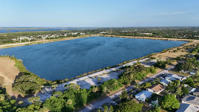 a view of a city and an ocean