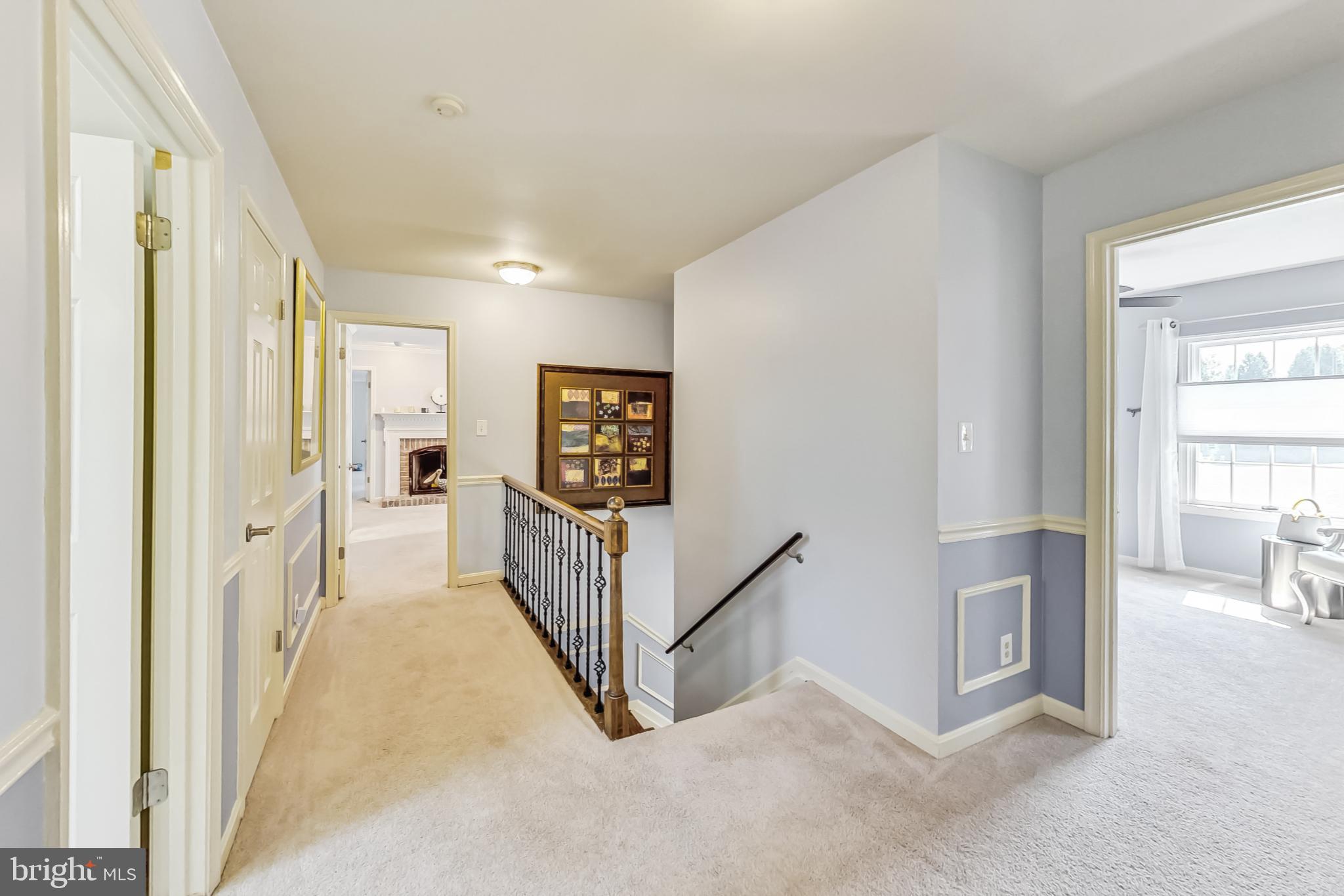 14611 Manor Road Phoenix, MD 21131 - Photo 32 of 85 a view of a hallway with furniture and a livingroom