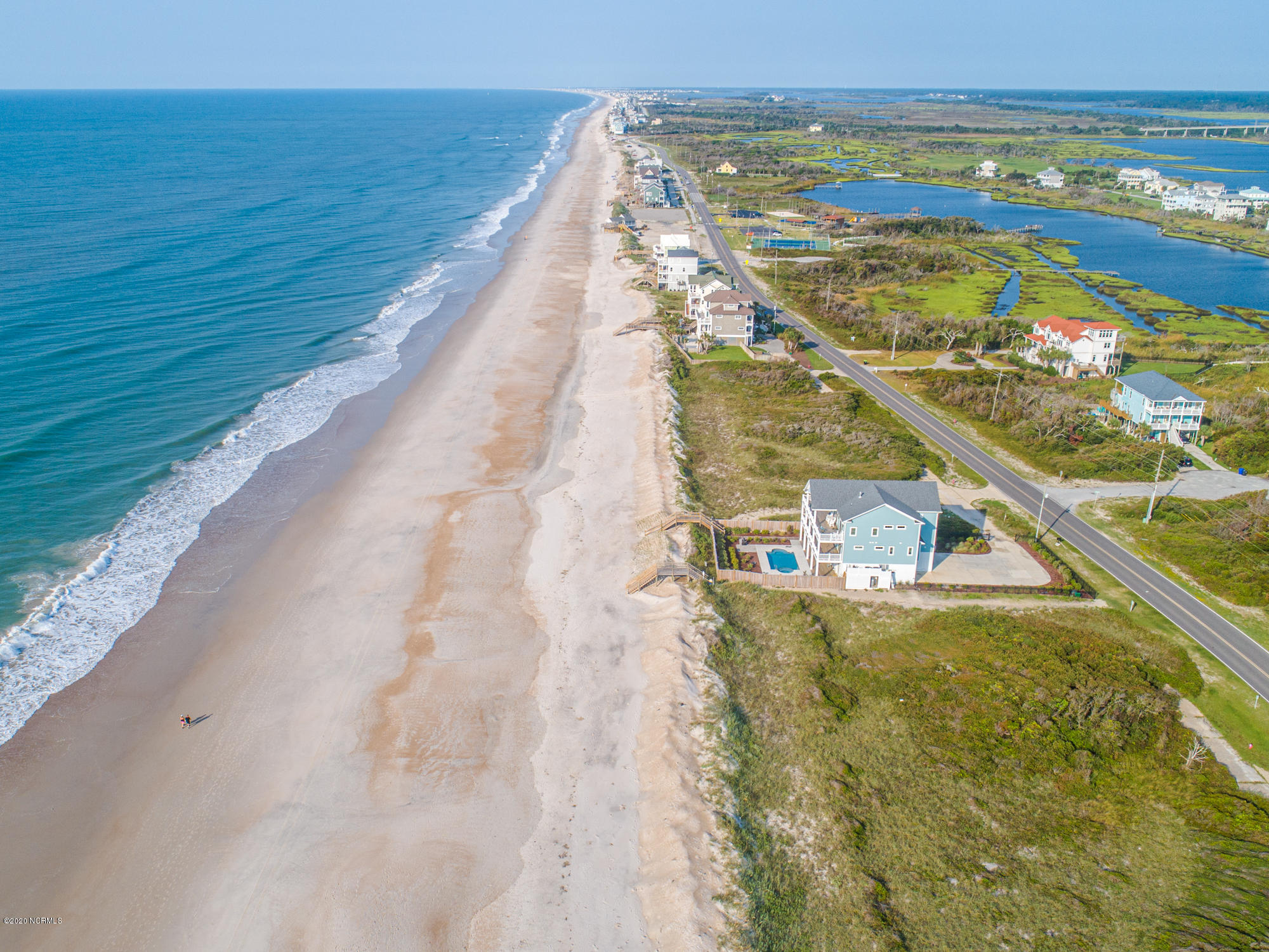 610 New River Inlet Road North Topsail Beach, NC 28460 - Photo 2 of 8 Long stretch of quiet beach