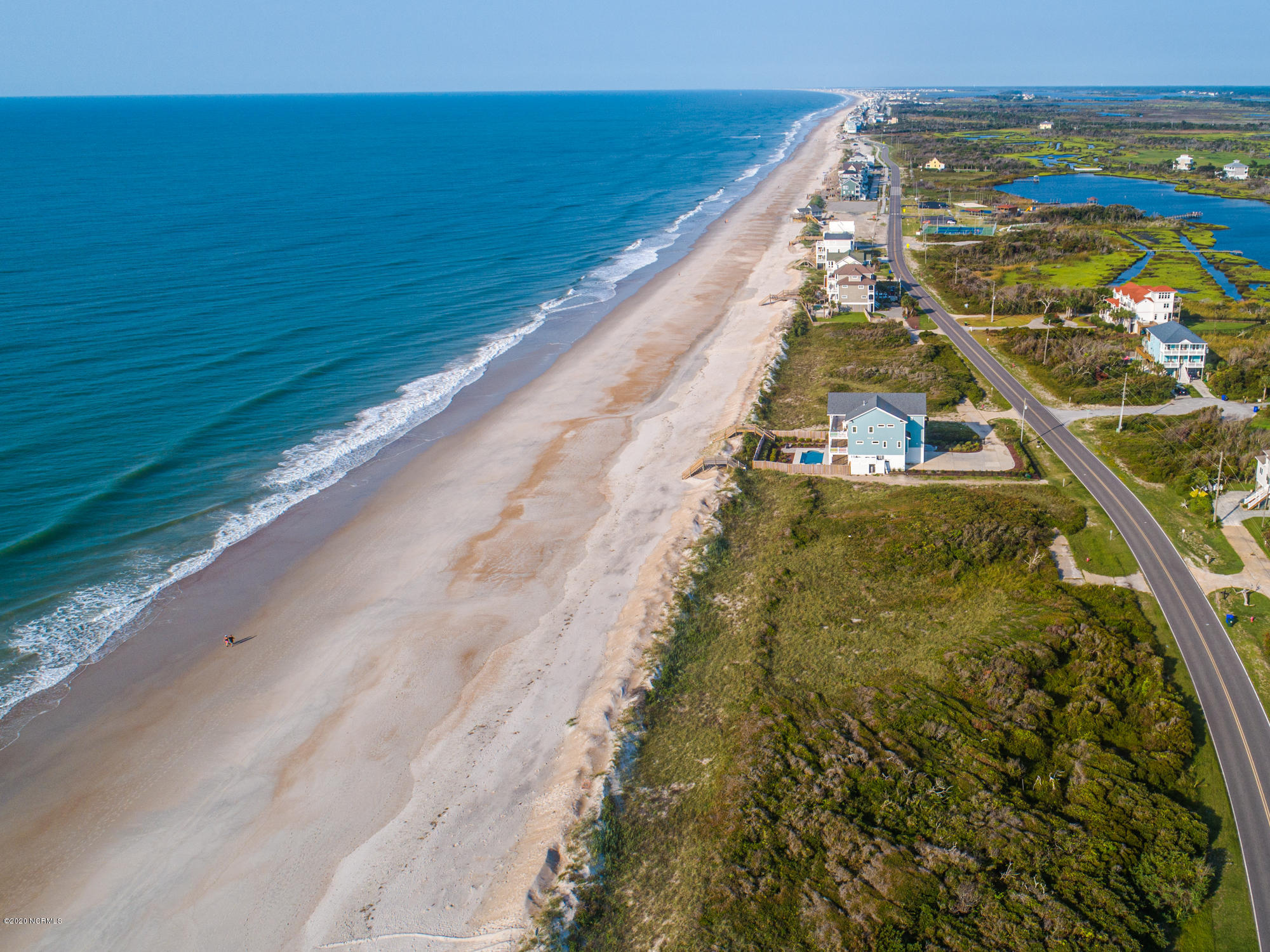 610 New River Inlet Road North Topsail Beach, NC 28460 - Photo 5 of 8 Mature vegetation protect this lot from beach erosion.