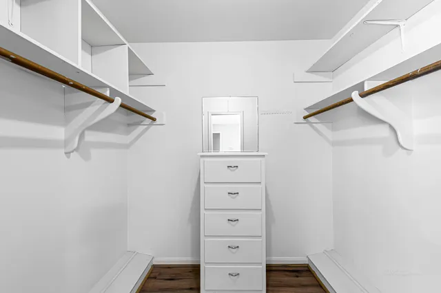 a view of walk in closet