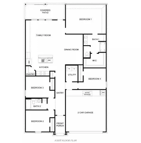 a view of a hallway with wooden floor and a bathroom