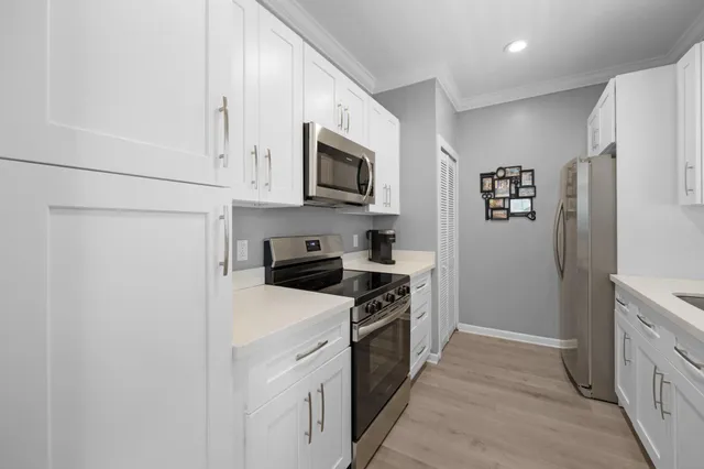 a view of a bathroom with a shower