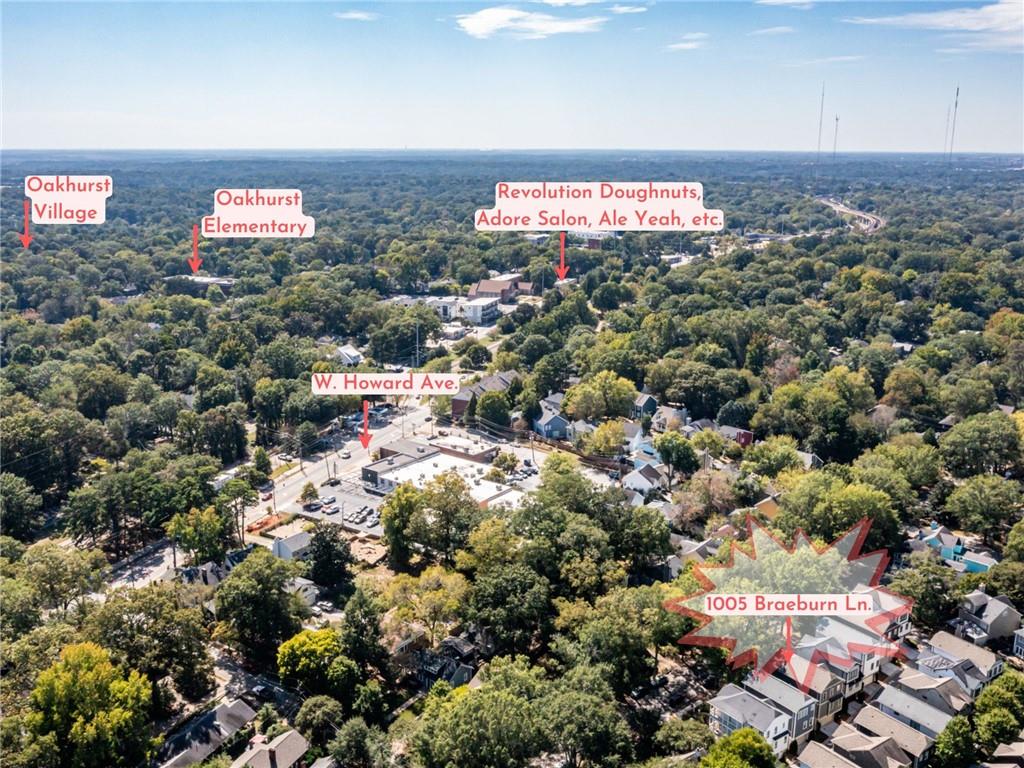 1005 Braeburn Lane Decatur, GA 30030 - Photo 23 of 25 an aerial view of a city