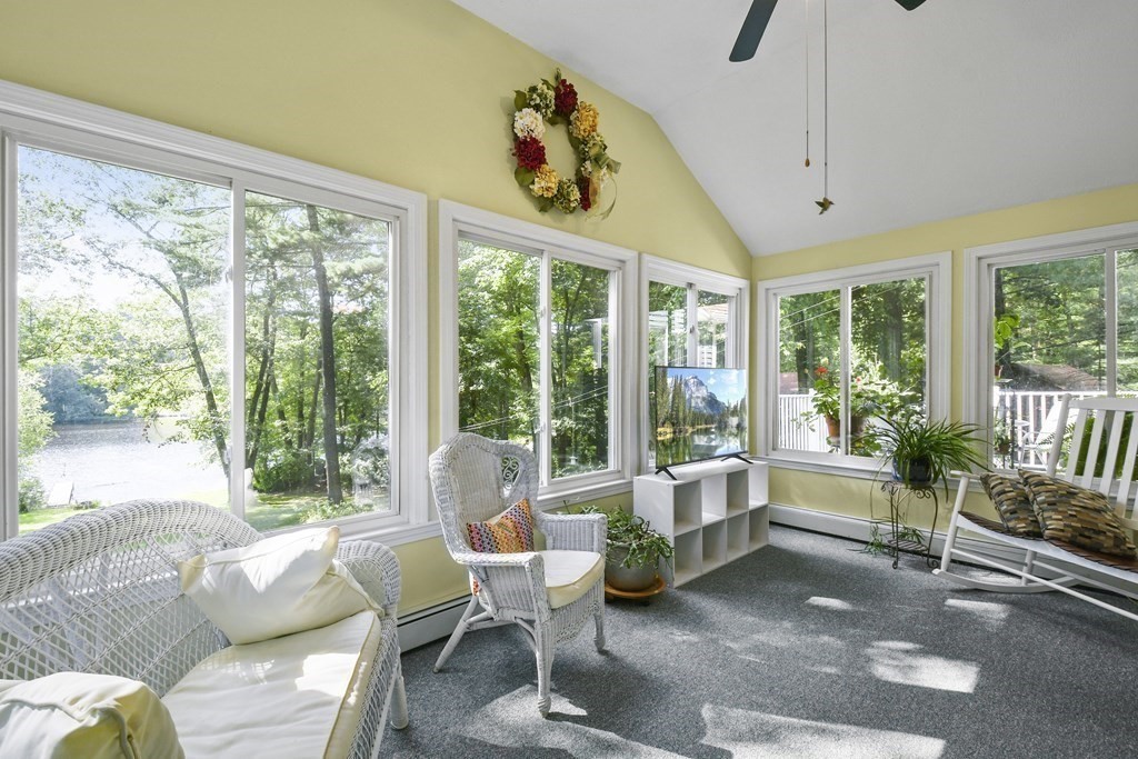 60 Lincoln Point Road Charlton, MA 01507 - Photo 31 of 42 a living room with furniture and windows