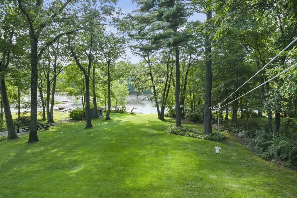 60 Lincoln Point Road Charlton, MA 01507 - Photo 41 of 42 a view of an outdoor space with a lake view