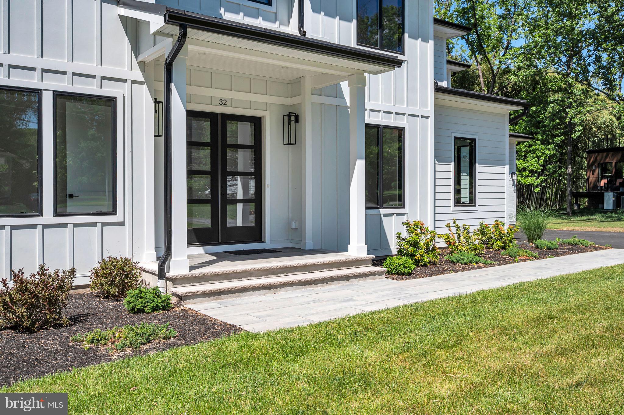 32 Gulick Road Princeton, NJ 08540 - Photo 52 of 56 Charming modern entrance with greenery.