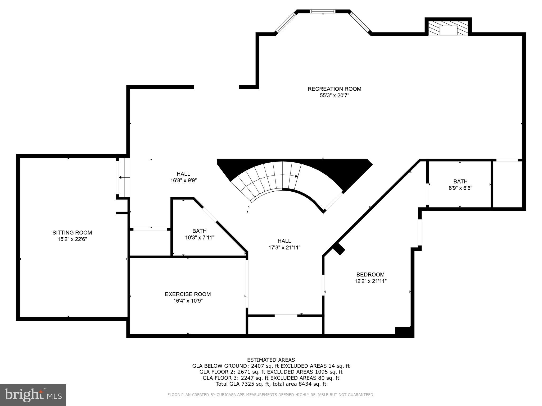 41741 Raspberry Drive Leesburg, VA 20176 - Photo 117 of 117 Basement floor plan w/appx dimensions