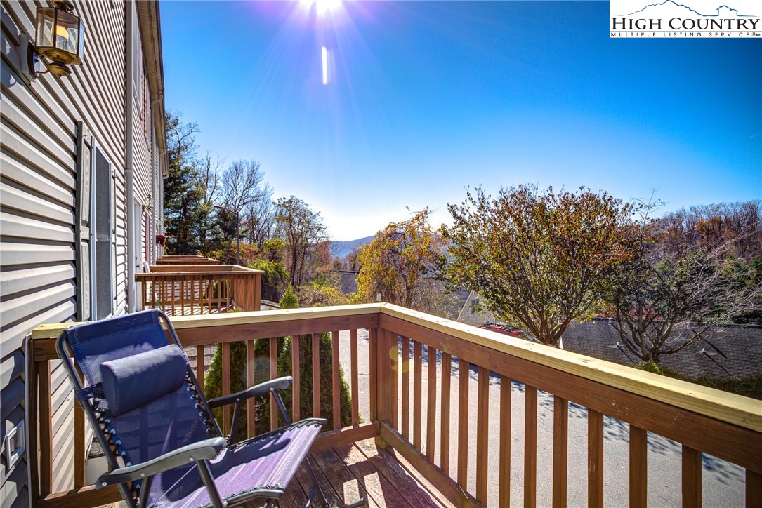 259 Ridge View Drive, Unit A Boone, NC 28607 - Photo 19 of 29 a view of balcony with furniture