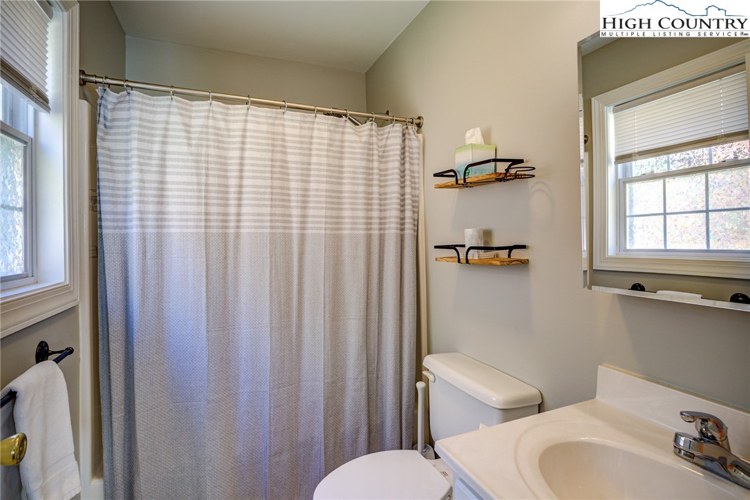 259 Ridge View Drive, Unit A Boone, NC 28607 - Photo 25 of 29 a bathroom with a sink toilet and shower