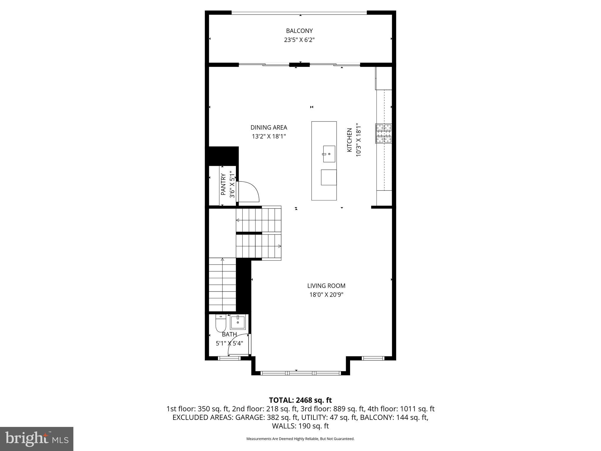 13826 Ridgeview Court Cockeysville, MD 21030 - Photo 44 of 46 Upper Level 1 Floor Plan