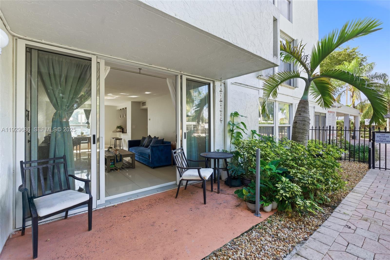 2160 Southwest 16th Avenue, Unit 120 Miami, FL 33145 - Photo 22 of 31 Terrace overlooking pool area