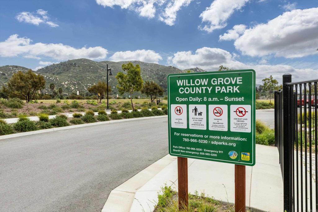 227 Canopy Trails Place Fallbrook, CA 92028 - Photo 65 of 66 a street sign on the side of the road