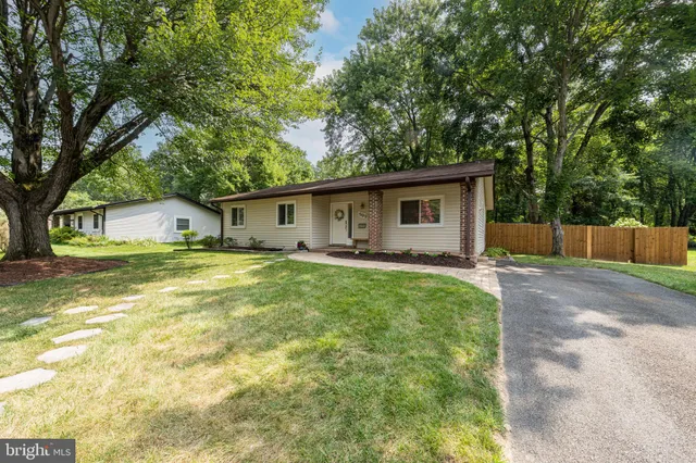 a house view with a garden space