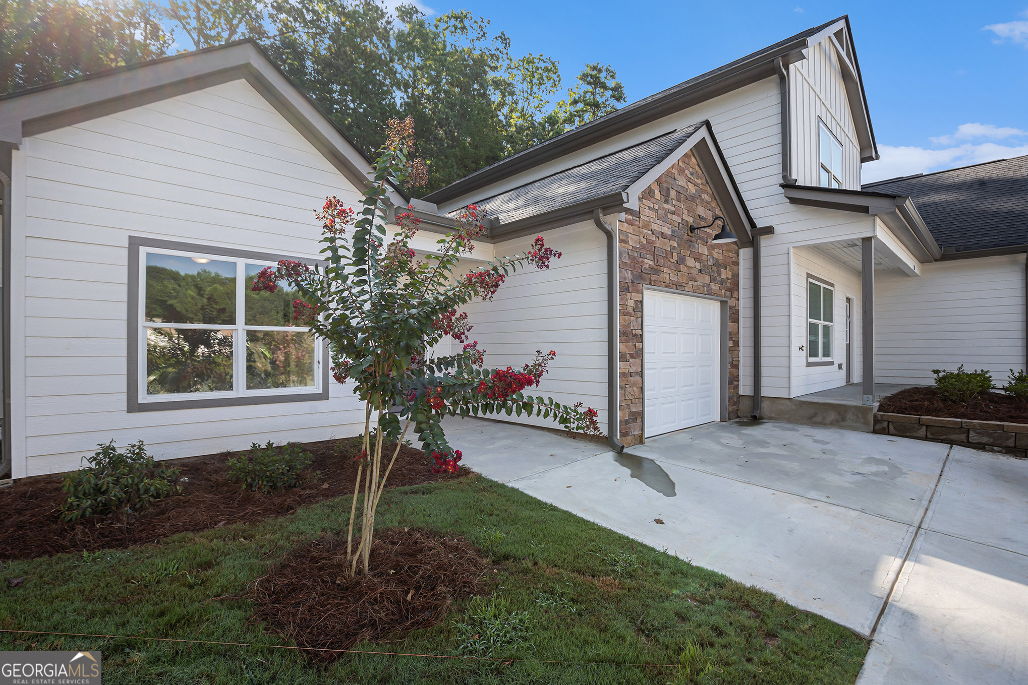 138 Crest Pointe Bremen, GA 30110 - Photo 2 of 22 a view of a house with backyard and garden