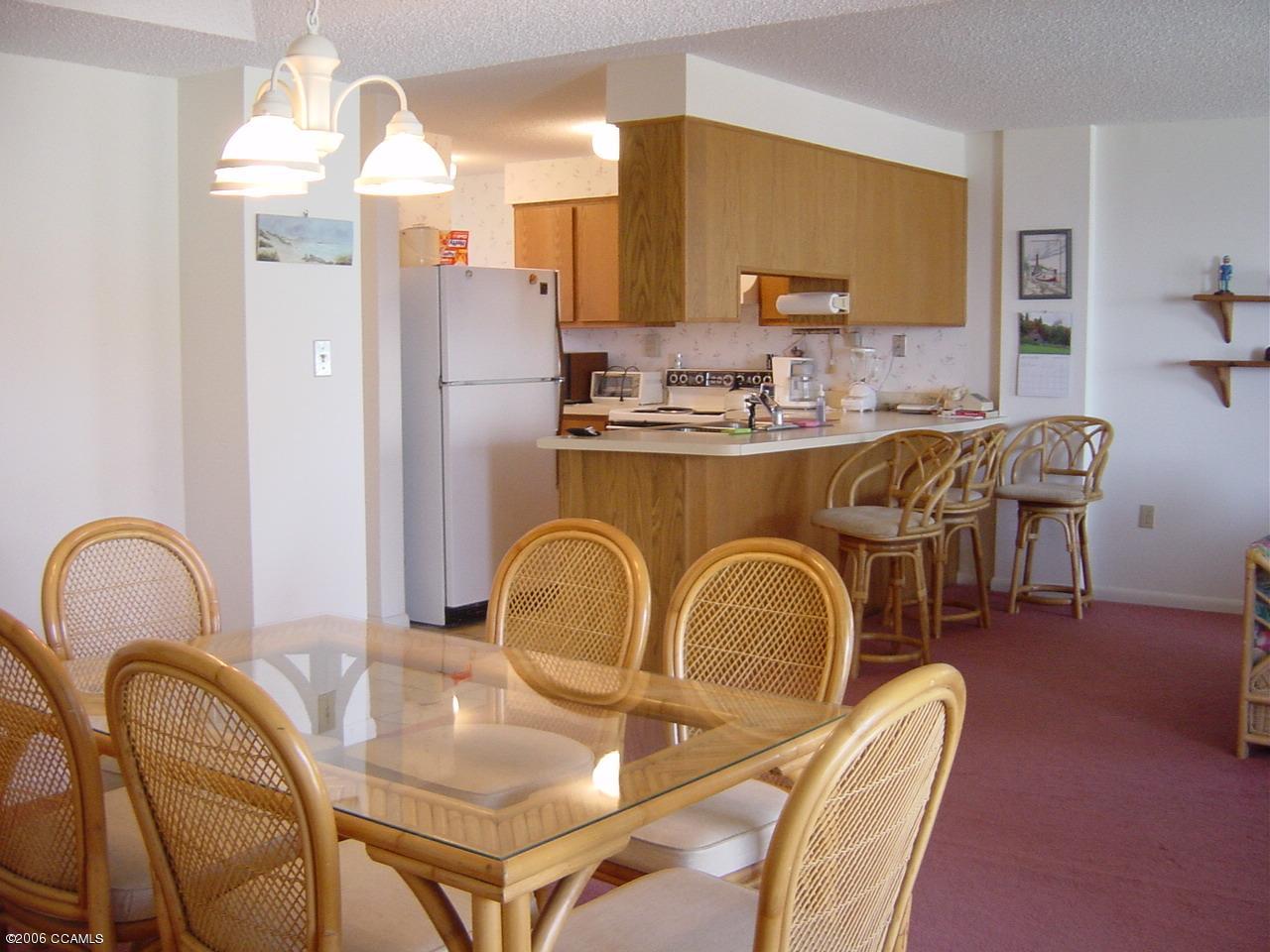 1505 Salter Path Road, Unit 308 Indian Beach, NC 28512 - Photo 8 of 13 Dining room to Kitchen