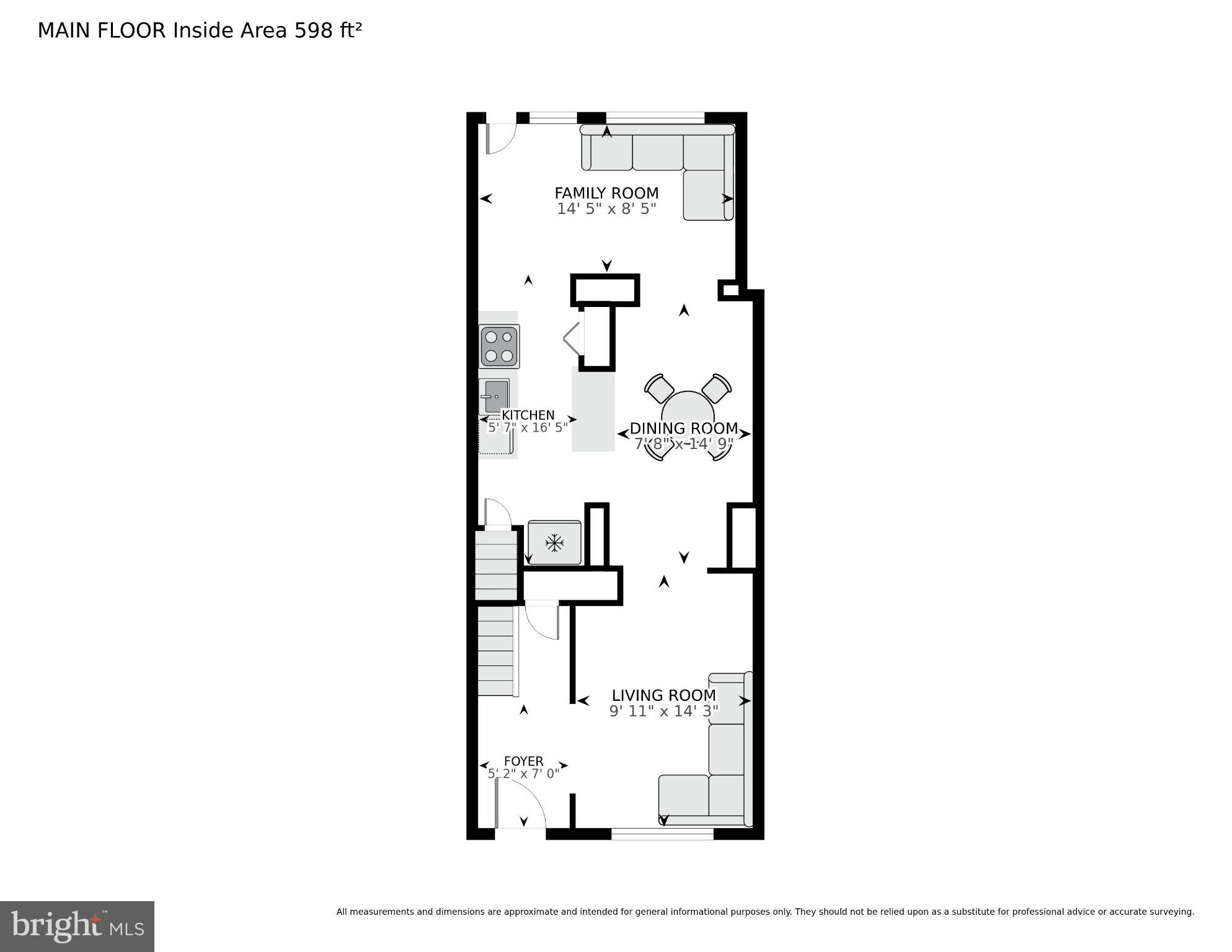 632 Franklin Street Northeast Washington, DC 20017 - Photo 16 of 19 Charming main floor layout for modern living.