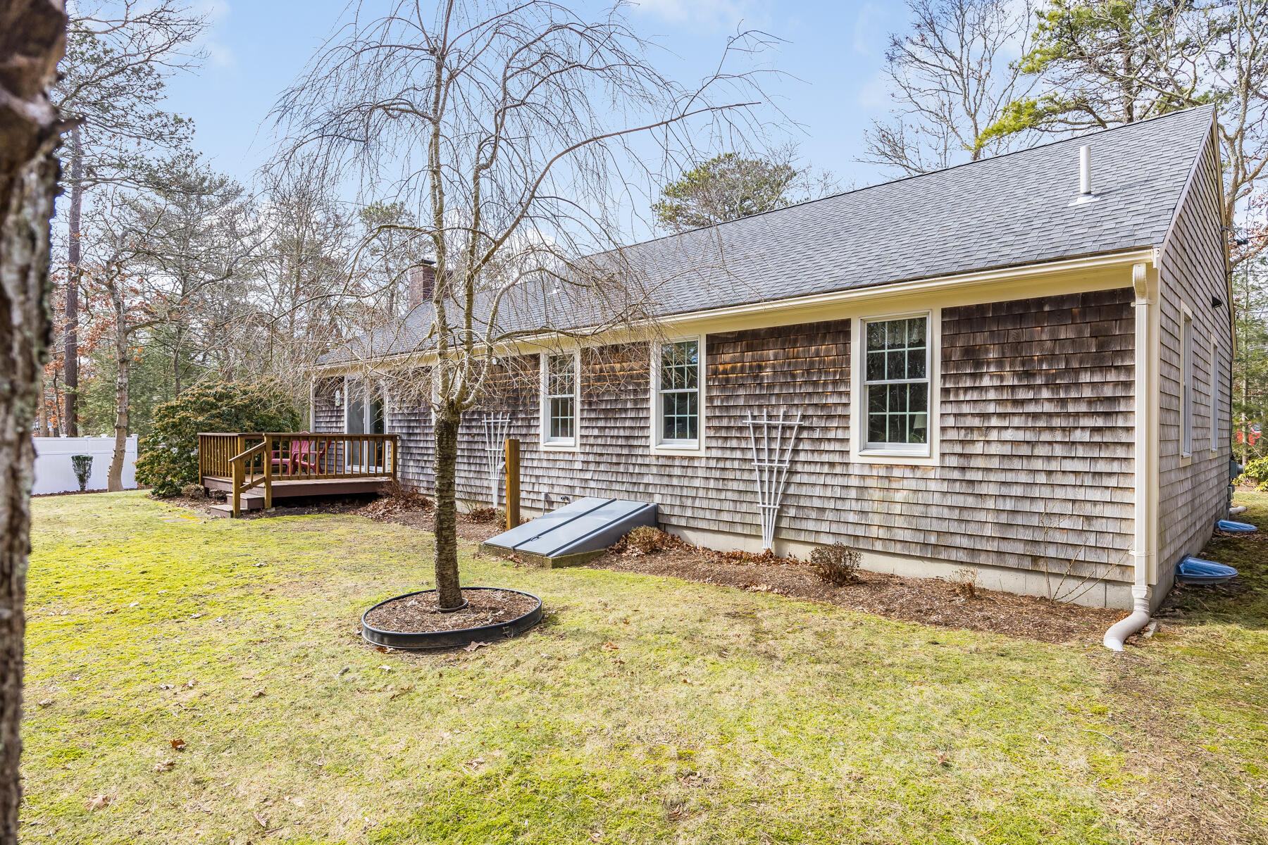 4 Mashpee Neck Road Mashpee, MA 02649 - Photo 29 of 44 Back Yard to House