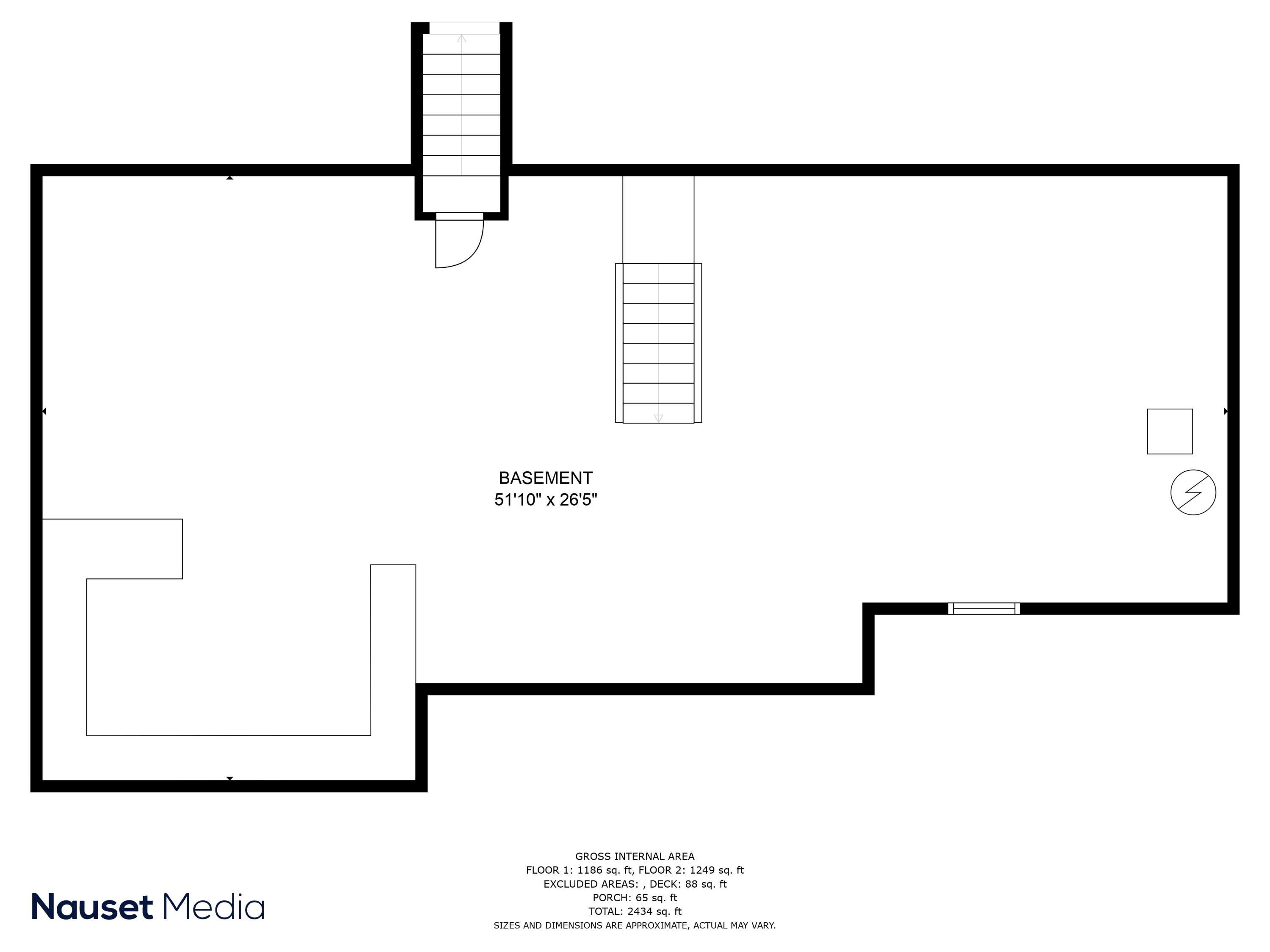 4 Mashpee Neck Road Mashpee, MA 02649 - Photo 44 of 44 Lower Level Floor Plan