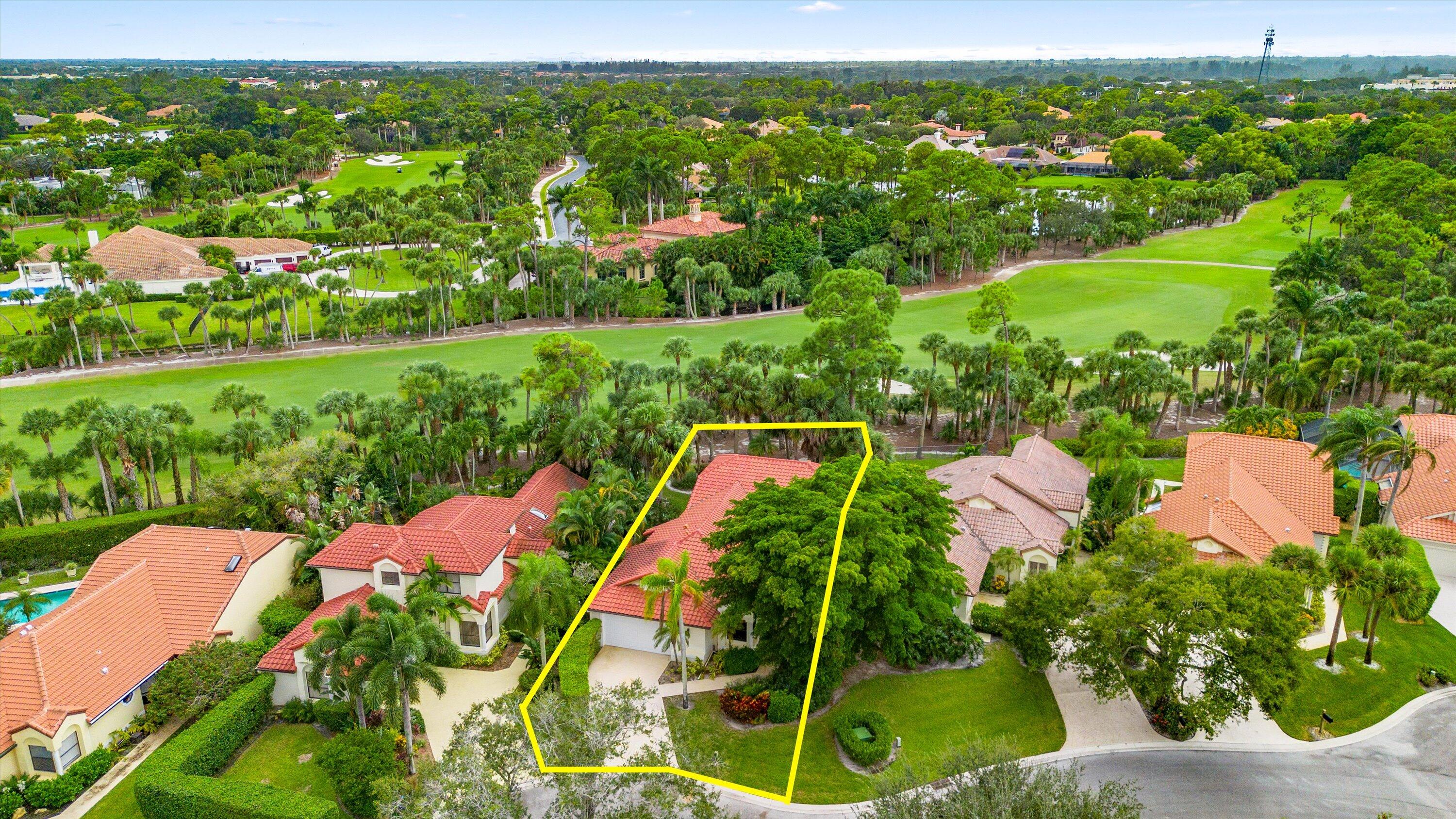1535 Fairway Terrace West Palm Beach, FL 33411 - Photo 23 of 47 a view of a city from a garden
