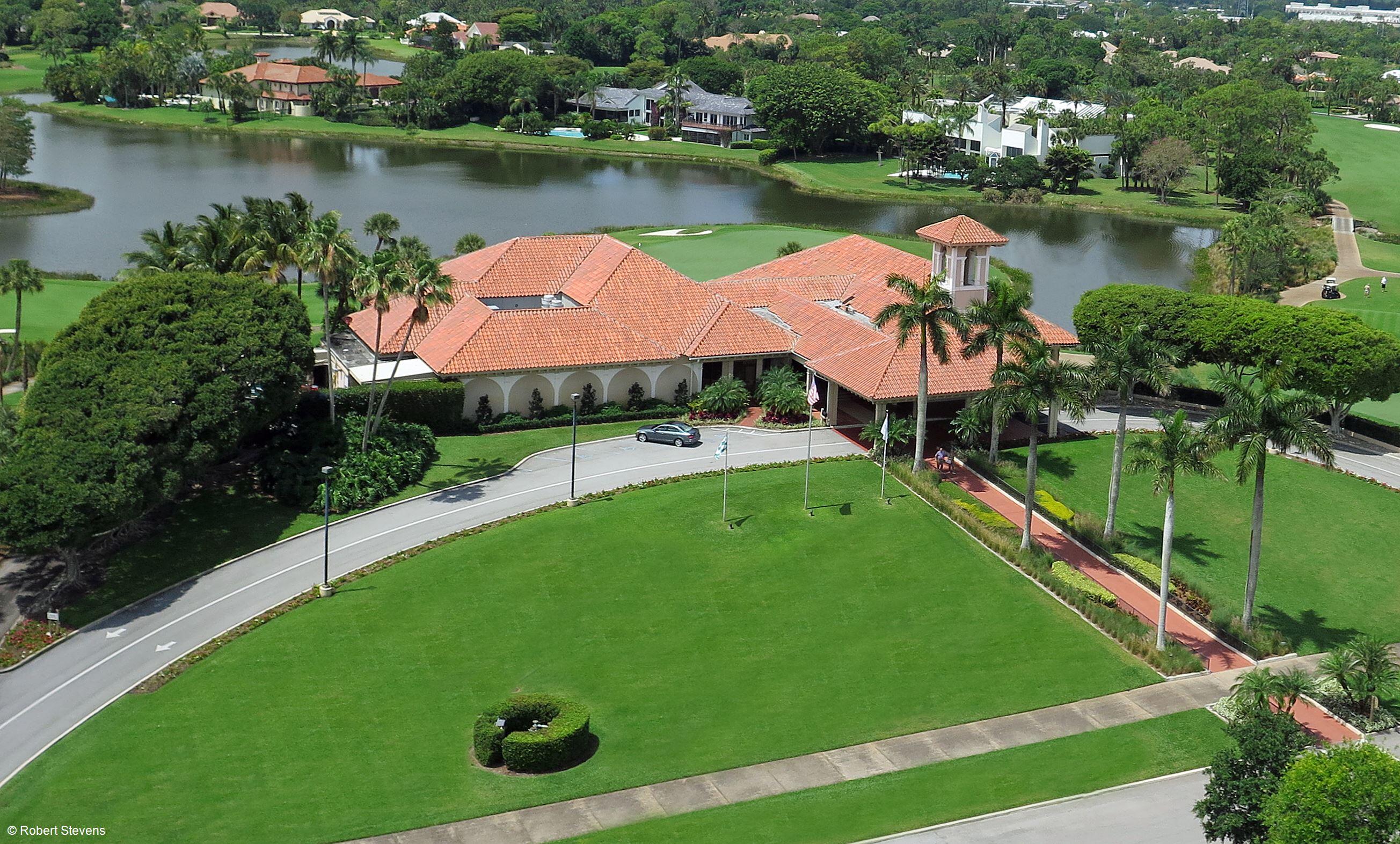 1535 Fairway Terrace West Palm Beach, FL 33411 - Photo 31 of 47 an aerial view of a house with a lake view