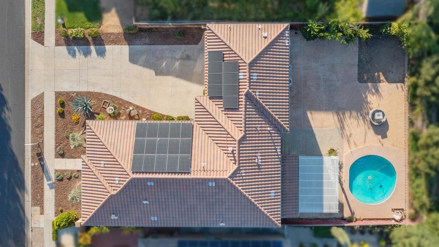 3331 Serena Avenue Clovis, CA 93619 - Photo 2 of 41 an aerial view of a house with wooden floor and fence