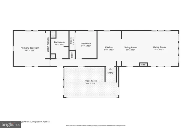 $75,000 | 194 Jacobstown New Egypt Road, Unit 73, Wrightstown, NJ 08562