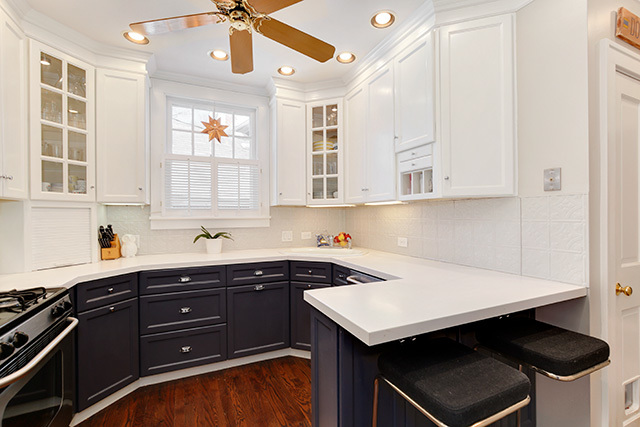 552 North York Road Hinsdale, IL 60521 - Photo 16 of 41 a kitchen with a sink a stove and cabinets