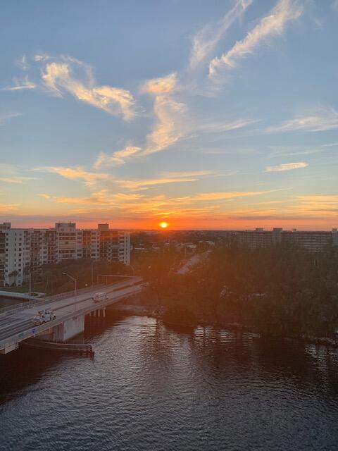 1401 North Riverside Drive, Unit 1205 Pompano Beach, FL 33062 - Photo 25 of 26 a view of outdoor space and ocean view