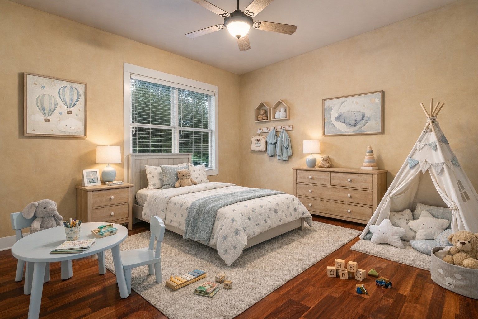 23426 Oscar Road Spicewood, TX 78669 - Photo 13 of 40 Guest bedroom #3 of 3 in the main house. Virtually staged.