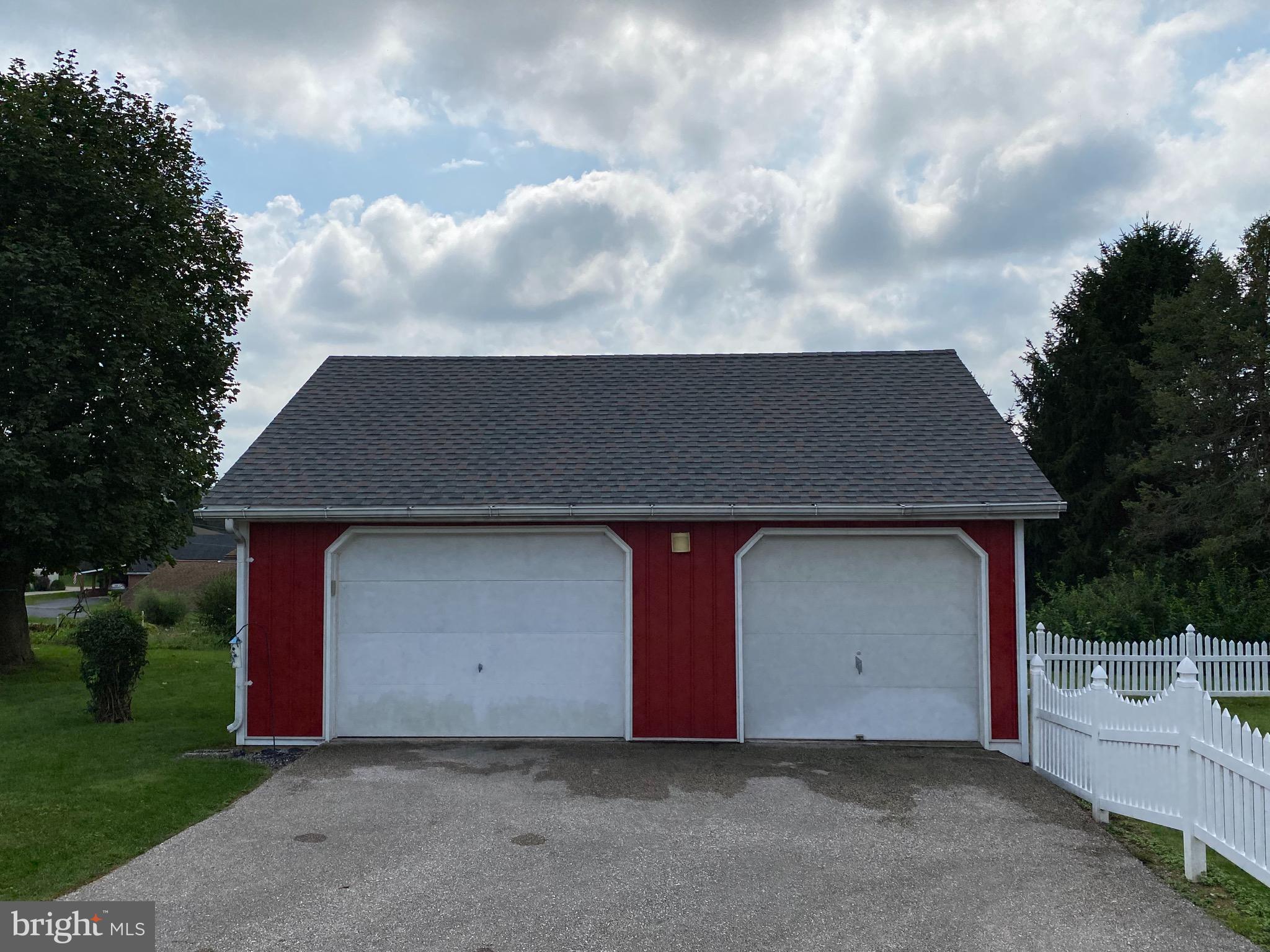 3738 Salem Road York, PA 17408 - Photo 3 of 27 Detached Garage 24x25 interior with storage above