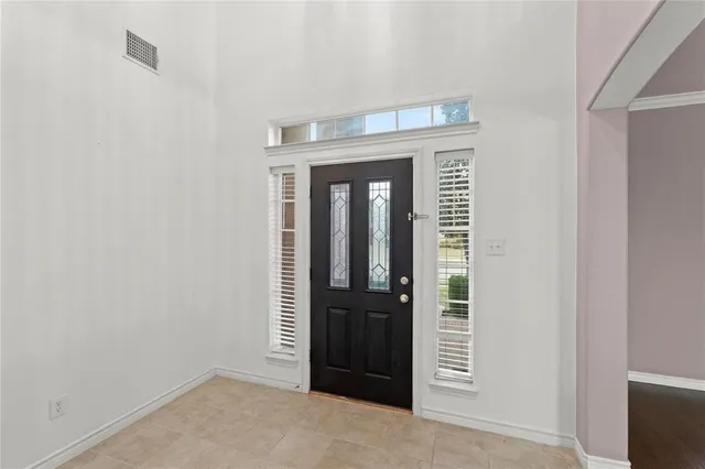 a view of a entryway door