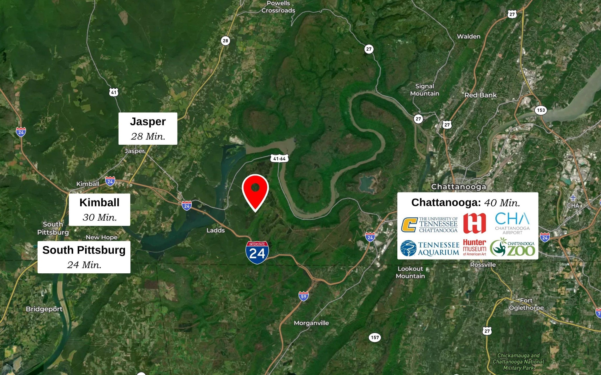 1205 Big View Road Guild, TN 37340 - Photo 20 of 22 a sign that is on a brick wall