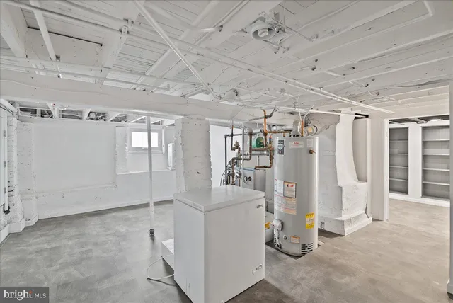 a view of a storage & utility room