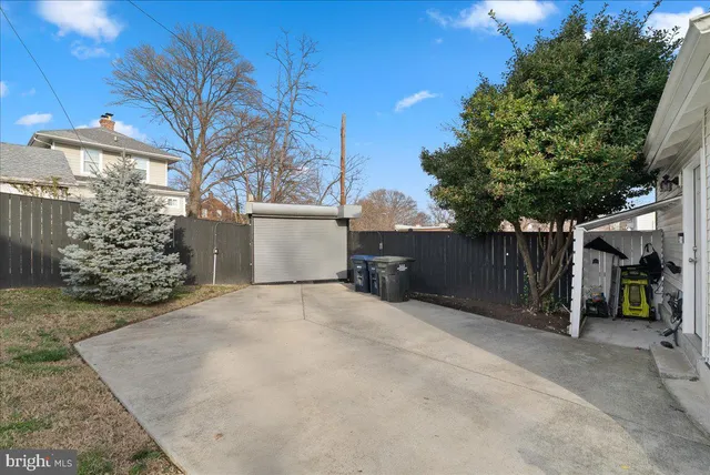 a view of backyard and tree
