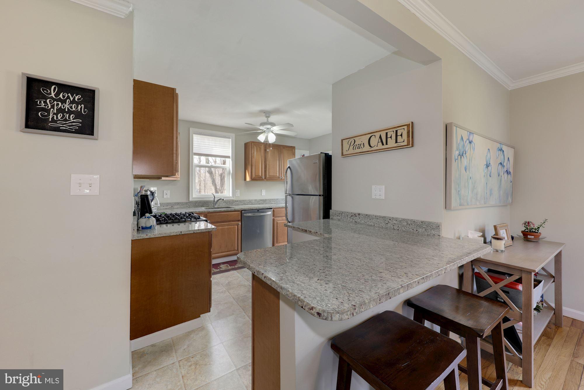 11510 Goodloe Road Silver Spring, MD 20906 - Photo 9 of 27 Kitchen with Breakfast Bar.