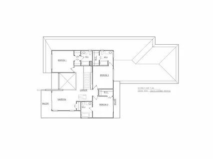 a black and white photo of a room